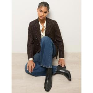 REISS Maeva Leather Chelsea Boots